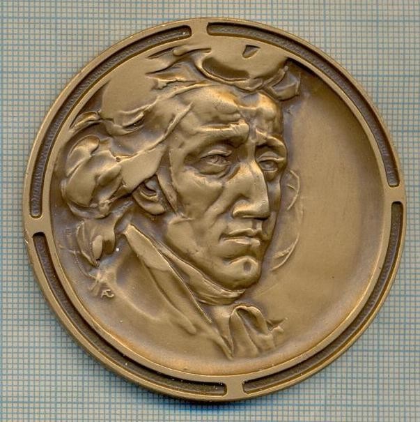 MEDALIE Y160 -CHOPIN 1980-CELEBRUL COMPOZITOR POLONEZ FREDERIC FRANCOIS CHOPIN