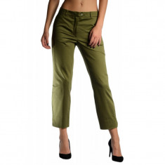 Pantaloni Bumbac Vero Moda Himm 7/8 Burnt Olive foto