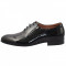Pantofi barbati, din piele naturala, marca Alberto Clarini, C241-01A-01-113, negru, marime: 40