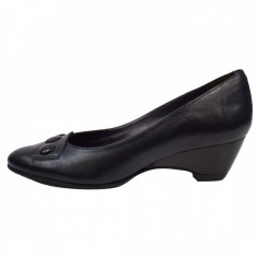 Pantofi dama, din piele naturala, marca San Savana, B908-1, negru, marime: 35 foto