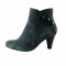 Botine dama, din piele naturala, marca Poison Concept, 418-N1-80, petrol, marime: 40