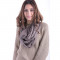 Esarfa Dama Pieces Dysis Tube Scarf Hemp Sand