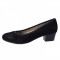 Pantofi dama, din piele naturala, marca Jana , 8-22303-20-1, negru, marime: 37