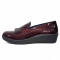 Pantofi dama, din piele naturala, marca Walk, 9214-30-38, bordo, marime: 39