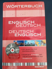 Dictionar englez - german si german - englez WORTEBUCH foto