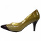 Pantofi dama, din piele naturala, marca Perla, 3139-14, gri, marime: 36