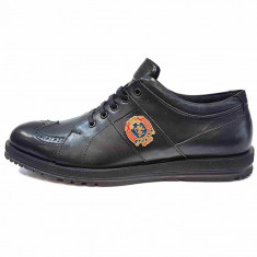 Pantofi barbati, din piele naturala, marca Dogati, 1701-01-75, negru, marime: 40 foto
