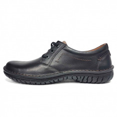 Pantofi barbati, din piele naturala, marca Krisbut, 4798-01-119, negru, marime: 41 foto