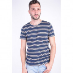 Tricou Selected Shhmal O-neck Moon Indigo foto