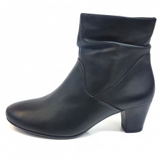 Botine dama, din piele naturala, marca Gabor, GB96583-01-30, negru, marime: 38.5 foto