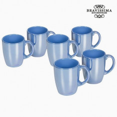 Set de Borcane Faianta Albastru (6 pcs) Kitchen s Deco Colectare by Bravissima Kitchen foto