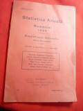C.D.Staicovici si P.Iconomu -Statistica Anuala a Romaniei pe anul 1925 -Tipogr.