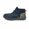 Ghete barbati, din piele naturala, marca Johnny, 7382-42-14, bleumarin, marime: 45