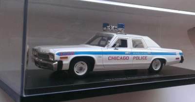 Macheta Dodge Monaco Politia Chicago 1974 - AutoWorld (ERTL) 1/43 foto