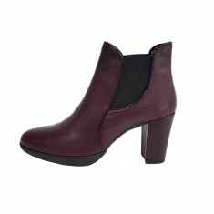 Botine dama, din piele naturala, marca Flexx, B652-30-18, bordo, marime: 35 foto