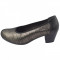 Pantofi dama, din piele naturala, marca Alpina, 8W64F-01-23, negru, marime: 38.5