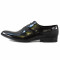 Pantofi eleganti barbati, din piele naturala, marca Conhpol, 5449-ZB24-01-40, negru, marime: 45