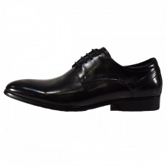 Pantofi barbati, din piele naturala, marca Saccio, A037-51A-1, negru, marime: 40 foto
