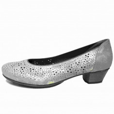 Pantofi dama, din piele naturala, marca Ara, 37631-14-13, gri, marime: 41 foto