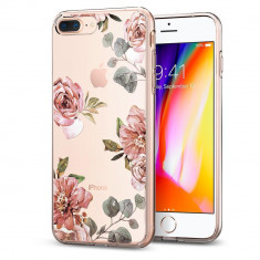 Carcasa Spigen Liquid Crystal iPhone 7/8 Plus Aquarelle Rose foto