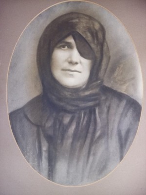 Fotografie veche 1900 tip tablou,Femeie in varsta,59 /42 cm,Transport.GRATUIT foto