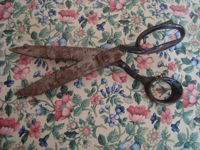 Foarfeca veche de croitorie/ blanarie ( ? ) ,26 cm