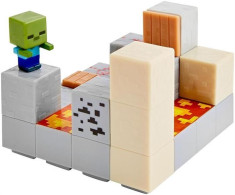 Set Jucarii Minecraft Mini Figure Environment Set Piston Push foto