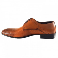 Pantofi eleganti barbati, din piele naturala, marca Otter, ZG10816-16-79, coniac, marime: 44 foto