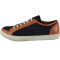 Pantofi sport barbati, din piele naturala, marca Wanted, 7126-42-16-73, bleumarin cu coniac, marime: 39
