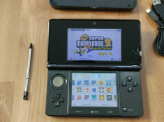 Nintendo 3ds, modat, 32gb, Pokemon Ultra Sun &amp;amp; Ultra Moon + Mario - 22jocuri foto