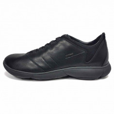 Pantofi sport barbati, din piele naturala, marca Geox, U52D7B-01-06, negru, marime: 39 foto