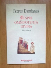 n7 Despre omnipotenta divina - Petrus Damianus foto