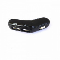 Incarcator auto RoGroup cu 2 USB-uri, 3.4A, tip stick foto