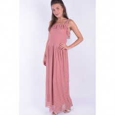 Rochie Eleganta Vero Moda Arora Maxi Ash Rose foto