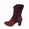 Cizme dama, din piele naturala, marca Tamaris, 25356-30-10, bordo, marime: 37