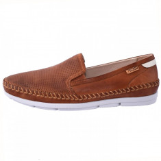 Mocasini barbati, din piele naturala, marca Pikolinos, M4K-3117-04, camel, marime: 42 foto