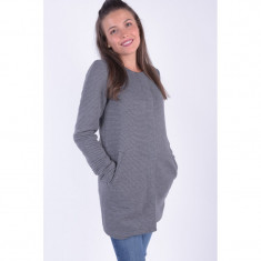 Jacheta Lunga Only Sidney Link Dark Grey Melange foto