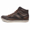 Pantofi sport barbati, din piele naturala, marca Geox, U44R3E-02-06, maro, marime: 45