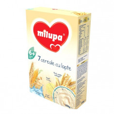 Cereale Cu Lapte, Milupa 7 Cereale, 250G, 6Luni+ foto