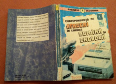 Corespondenta de afaceri in limbile Romana si Engleza - Editura Teora, 1995 foto