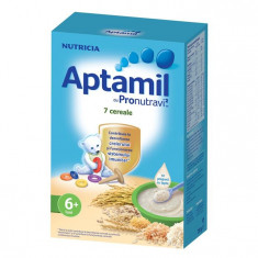 Cereale Fara Lapte Nutricia, Aptamil 7 Cereale, 250G, 6Luni+ foto