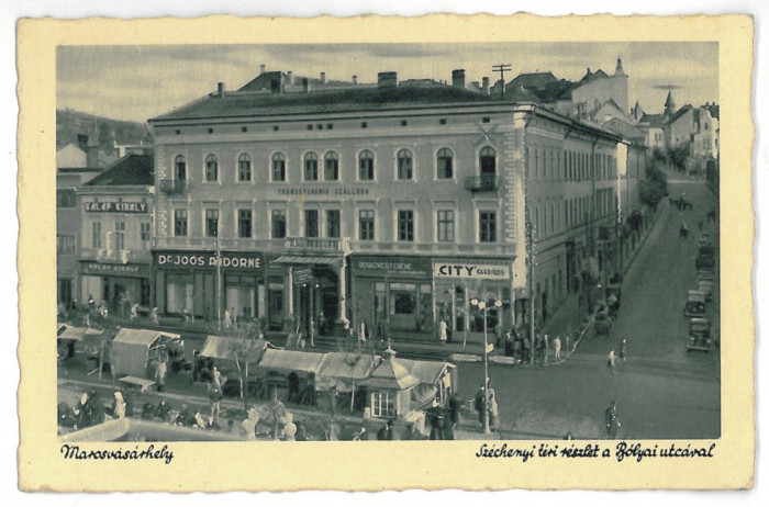 3961 - TARGU MURES, Market, Romania - old postcard - used - 1941