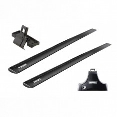 Bare transversale Thule Wingbar Black pentru SEAT Toledo, 5 usi Hatchback, model 2013-, Sistem cu prindere pe plafon normal foto