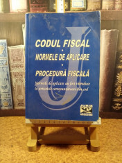 Codul fiscal Normele de aplicare Procedura fiscala &amp;quot;A5237&amp;quot; foto