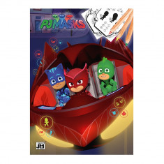 Carte de Colorat A4 cu Personaje PJ Masks foto