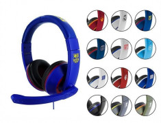 Set Casti Gaming Stereo Subsonic Ps4 Licentiate Albastru foto