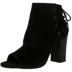 Botine cu toc negre Nine West foto