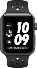 Apple Watch S3 MQL42 Nike+ 42mm Aluminium Anthracite Black Plastic Sport Band foto