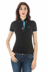 Pulover dama Fred Perry 52806 Negru foto