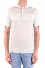 Bluza barbati Fred Perry 100444 Alb foto